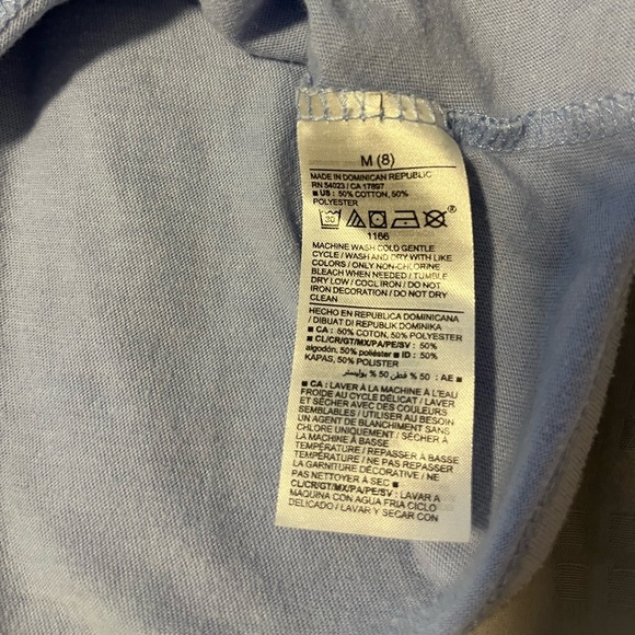 Old Navy Girls M (8) “Explore Space” Graphic Tee Light Blue Planets T. Shirt - Picture 4 of 7